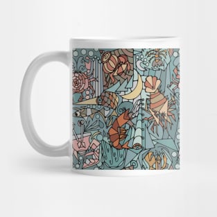 Cubist Crustacean Critters Mug